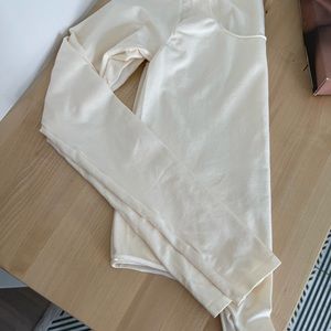 Skims Long Sleeve Scoop Neck Bodysuit Marble L/XL